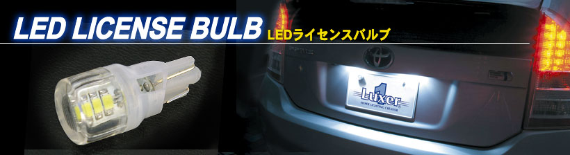 Luxer1(ルクサーワン) LICENSE BULB(ライセンスバルブ) TOP